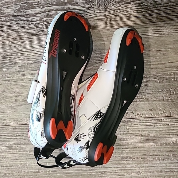TriSeven Premium Nylon Triathlon Cycling Shoes Size EU 39, Women's 8, Men's 7 - Picture 4 of 7